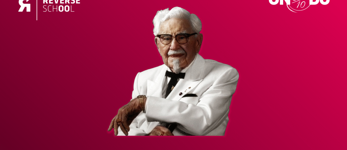 Colonel Sanders UNDOne, then rebuilt into a franchise playbook